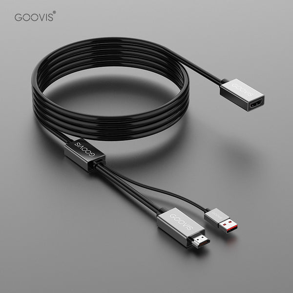 GOOVIS HDMI Cable with USB-7M HDMI加長分接線-7公尺